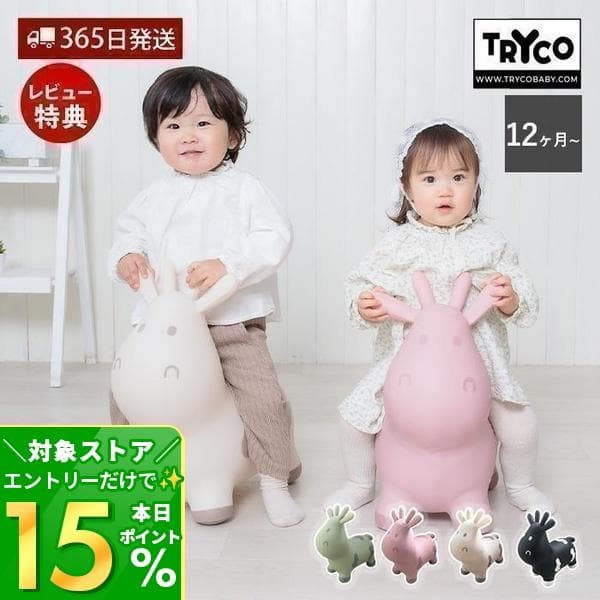 スキッピー バランストイ 乗用玩具 屋内外対応 バランスボール 知育玩具 空気入れ付き 1歳 CE 幼児 子ども 男の子 女の子 Tryco トライコ