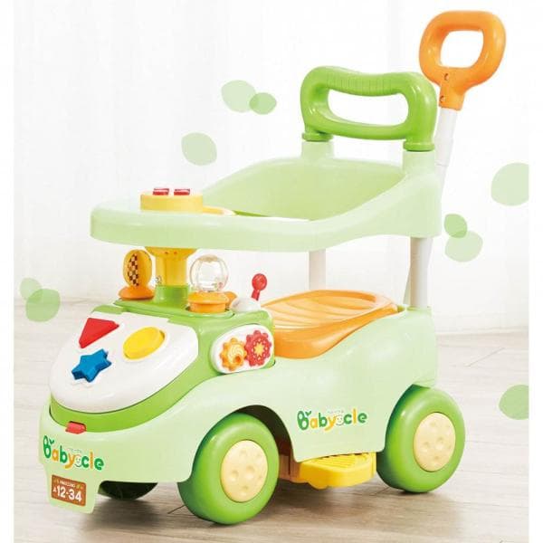 【オンライン限定価格】足けり乗用玩具 Baby cle 3step よくばりビジーカー 乗り物 押し棒ガード おもちゃ 赤ちゃん 誕生日 プレゼント