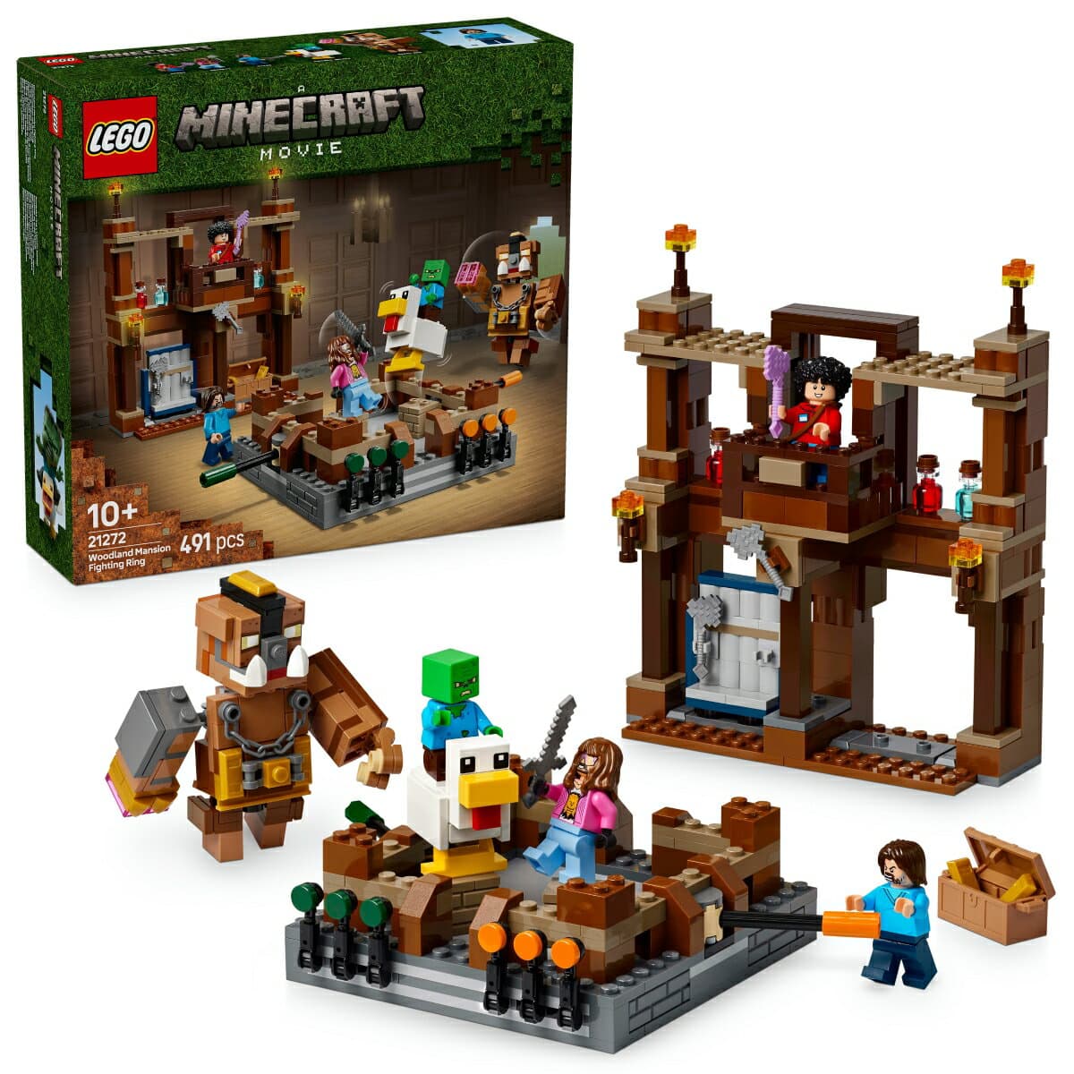 レゴ(LEGO) マインクラフト 森の洋館 闘技場の部屋 21272 [ おもちゃ 玩具 誕生日 プレゼント ブロック 男の子 女の子 子供 10歳 11歳 12歳 小学生 マイクラ Minecraft グッズ ゲーム ]